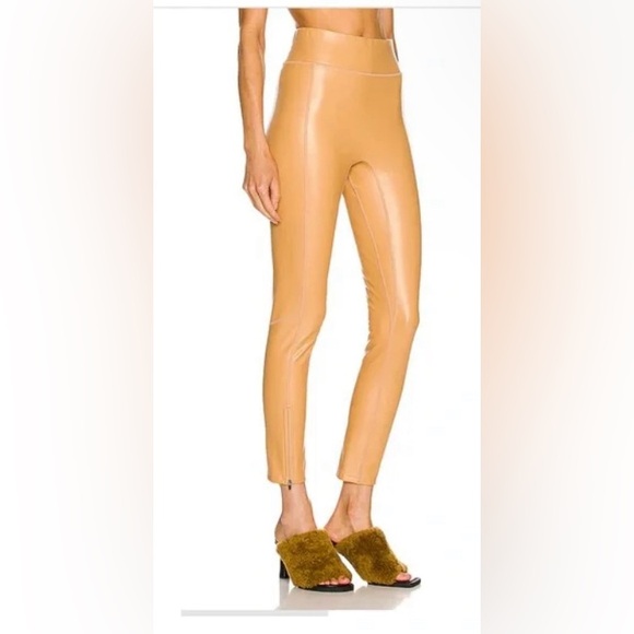 NWT A.L.C. Emilie Faux Leather High Waist Leggings - Picture 3 of 11
